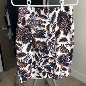 Ann Taylor Printed Pencil Skirt